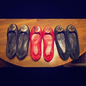 Tory Burch split on ballet flats